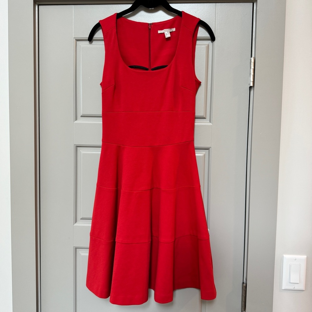 BANANA REPUBLIC | Red Sleeveless Knee Length Work Dress Size 0